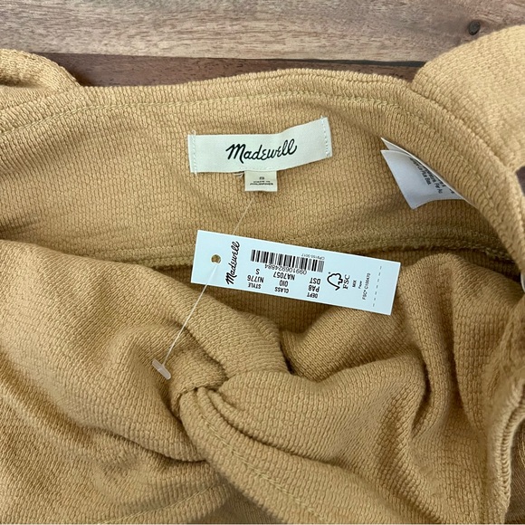 Madewell Knot Front Cropped Tank Top - Picture 7 of 11